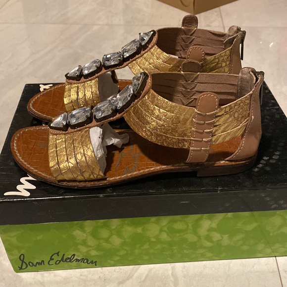 Sam Edelman Galina Rhinestone Sandals - Picture 2 of 5